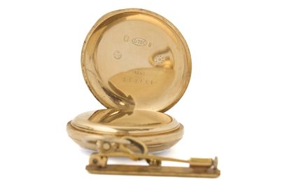 MONTRE de col en or (pb. 22 g) avec son clip,...