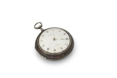 MONTRE à verge de grande taille dans un boîtier...