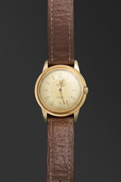 BREITLING Incabloc. Montre bracelet en métal...