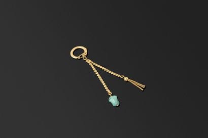 Porte-clés en or jaune, 18K, 750/°°° composé...