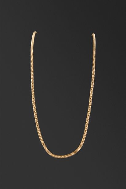 Chaîne en or jaune 18K 750°/°° à maille ronde
Poids:21,81...