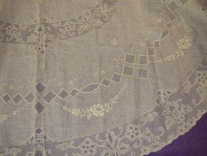 Nappe ou dessus de table: 1m17 X 1m17 en...