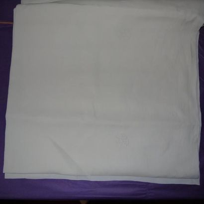 Une nappe en fil de lin et applications de...
