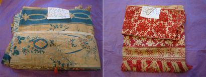 Un lot: documents de tissus imprimés 1900,...