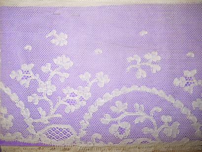 19m15X 0m13 de dentelle de Calais, début...