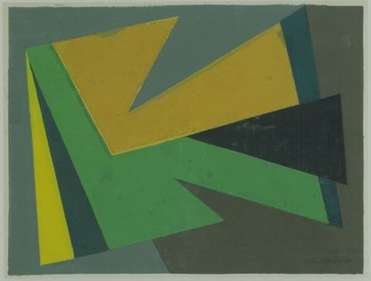 Watislas LOPUSNIAK
Gouache, 31,6 x 24,5 ...