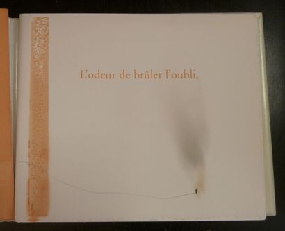 «L'odeur de brûler l'oubli», Jean-Gabriel...