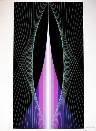 Nissberg ou Nussberg
Ex 82/100, sérigraphie,...