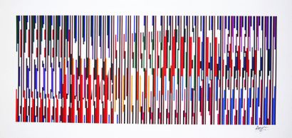 AGAM
«ST», ex 44/99, sérigraphie, dim: 48...