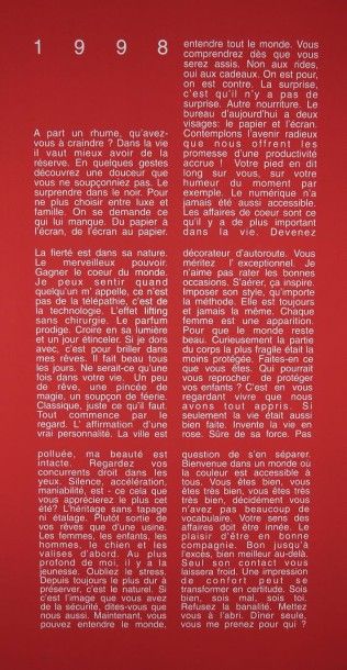 Jean-Paul ALBINET
«Slogans collections 1988/2000»...