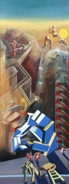 Patrick Chenciner
«Escalier sous une cascade»...