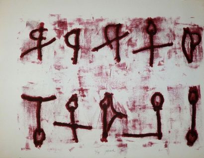 Christian Jaccard (1939-)
«10 outils», 1977,...