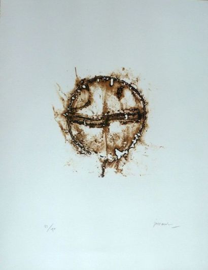 Christian Jaccard (1939-)
«Litho-brûlage»...