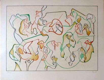 Jan VOSS (1936-)
«Sans titre», 1975, ex 44/100,...