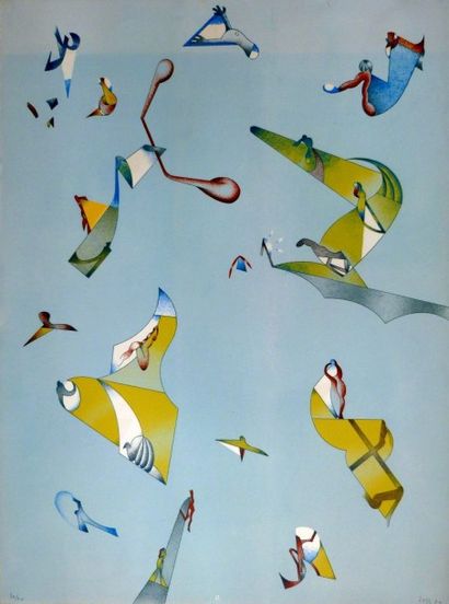 Jan VOSS (1936-)
«Sans titre», 1992, ex 36/60,...