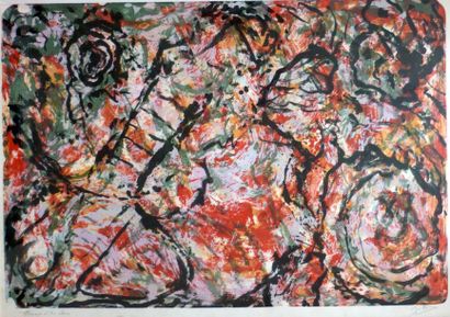 Jean RAINE (1927-1986)
«Sans titre», lithographie...