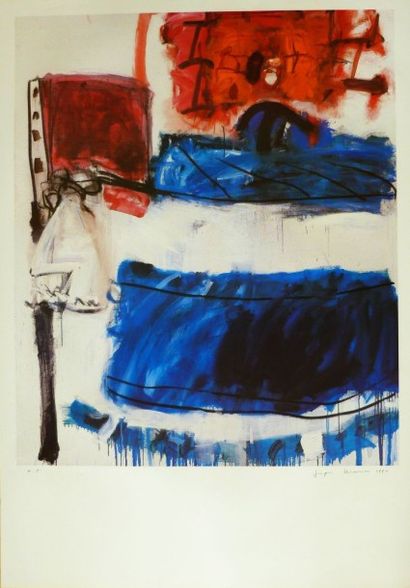 Affiches Offset signées 1990 - «Jürgen Messensee»,...