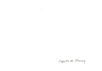 Cozette de Charmoy
«Sans titre», photographie...
