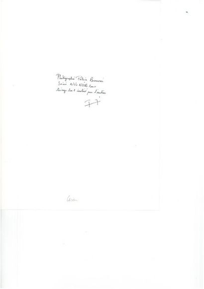 Patrice Bouvier
«Série Nus noirs» 2000, photographie...