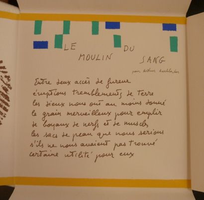 «Le moulin de sang», Michel Butor/ Arthur...