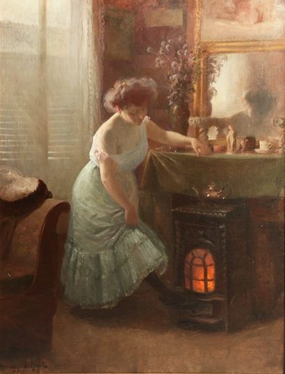 DELPECH Hermann
«Femme dans son intérieur...