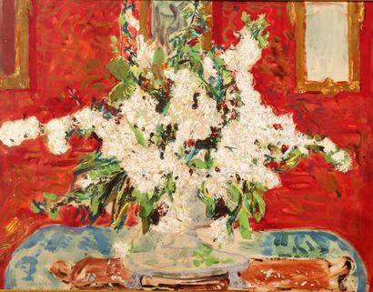 Attribué à CAVAGLIERI (1887-1969)
Bouquet...