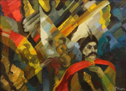 Ruslan SAYENKO
Guerriers
Huile sur toile,...