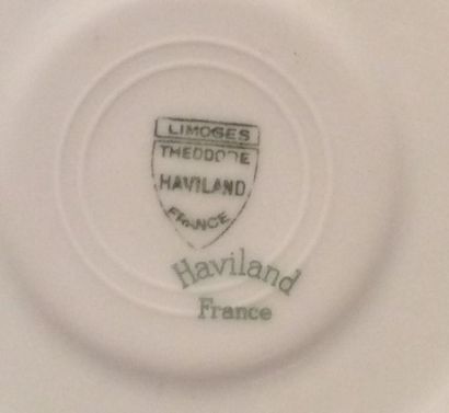 SERVICE A THE (LIMOGES HAVILAND – BLANC A...