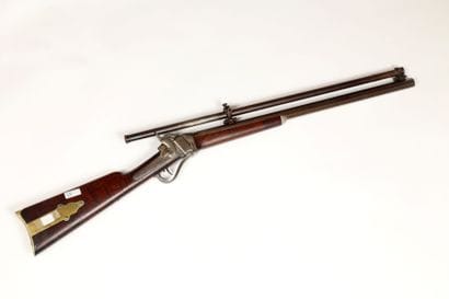Carabine SHARPS Modèle 1852, calibre 52.
Canon...