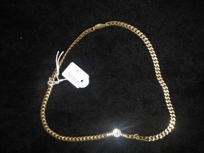 Collier articulé en or jaune et or rose 18K...