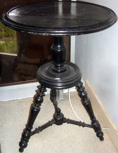 Non présenté
Petit guéridon rond en bois...