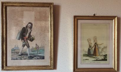 Série de 5 gravures « Bordeaux » - G de Gérard...