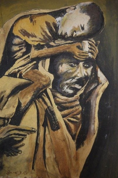 Attribué à Charles BROUTY (1897-1984)
Père...