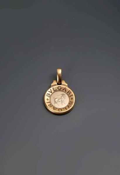 BULGARI

Pendentif en or deux tons 18K (750°/00)...