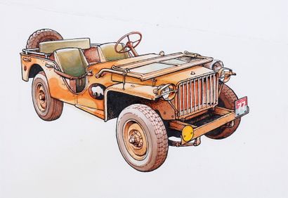 VEHICULES MILITAIRES Ambulance Dodge WC-64...