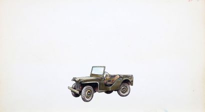 VEHICULES MILITAIRES Ambulance Dodge WC-54,...