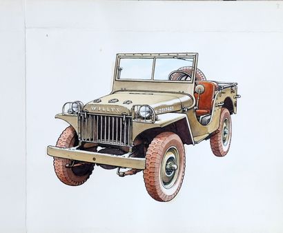 Ivo SFERLAZZO (Xxème s.)

Jeeps
Deux dessins...