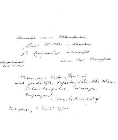 BASSERMANN-JORDAN, Ernst von
Die Standuhr...