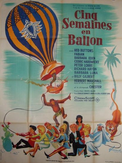 « CINQ SEMAINES EN BALLON » (1963)
de Irwin...