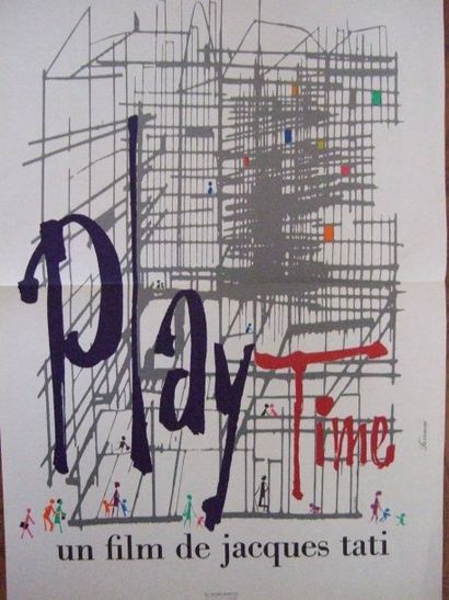Cinéma Français / 15 affichettes : « PLAY-TIME...