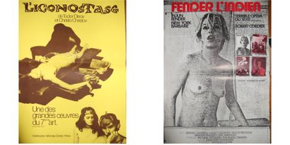 Erotisme / Lot de 18 affichettes : « IRMA...