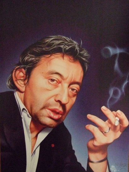 Serge Gainsbourg par Laurent Melki (1993)....