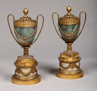 Matthew BOULTON (1728-1809)
Paire de pot-pourris...