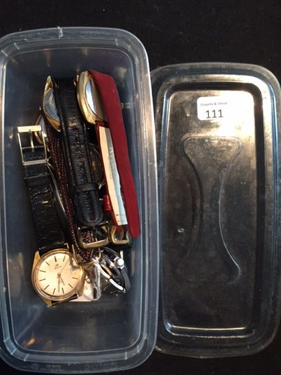 Sept montres-bracelets automatiques, marques...
