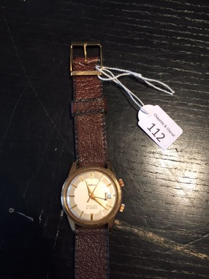 ANGELUS
Montre-bracelet, ‘DATALARM' en acier...