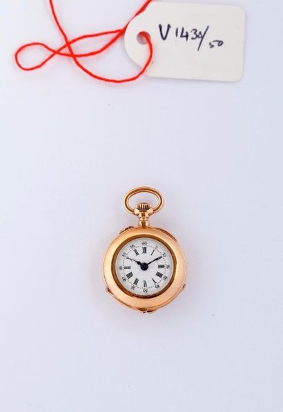 Deux montres à cylindre en or dont une (pb.18.6gr)...