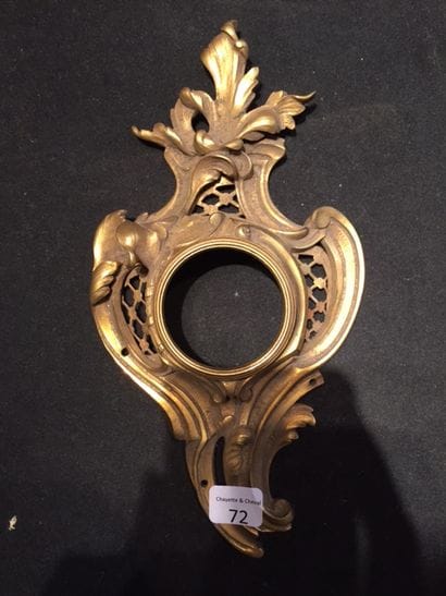 Monture en bronze doré de style Roccoco pour...