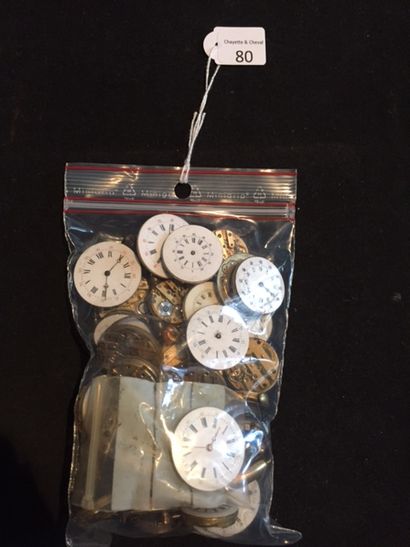 Lot de mouvements de montres de dame (col...