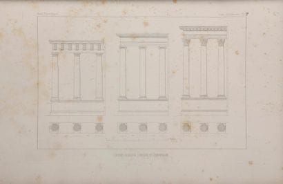 REYNAUD (Léonce)
Traité d'architecture. Paris,...