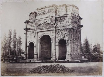 EDOUARD BALDUS (1813-1889)
Arc antique à...